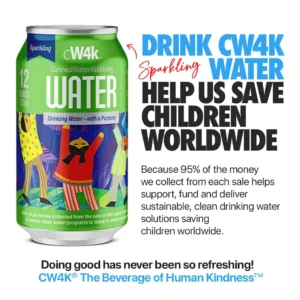 CW4K Premium Sparkling Water in 12 oz Cans (24 Pack)