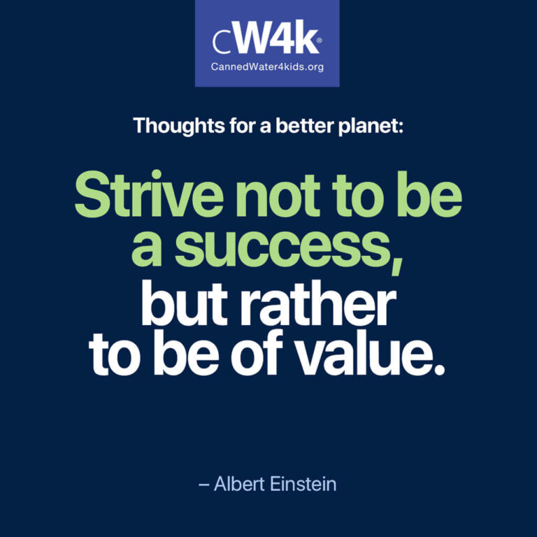cw4k thoughts for a better planet be of value