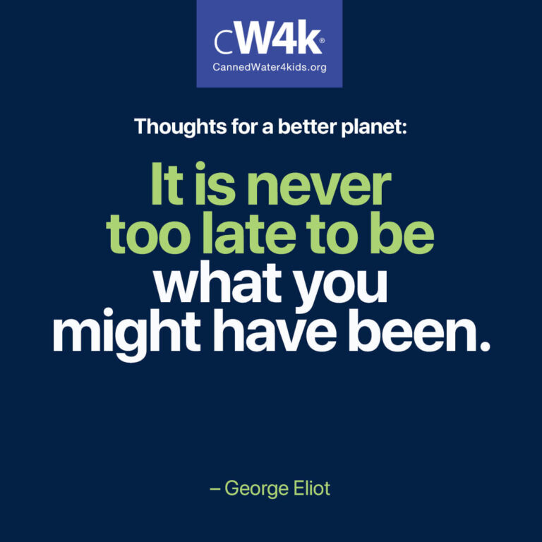 cw4k thoughts for a better planet might have been
