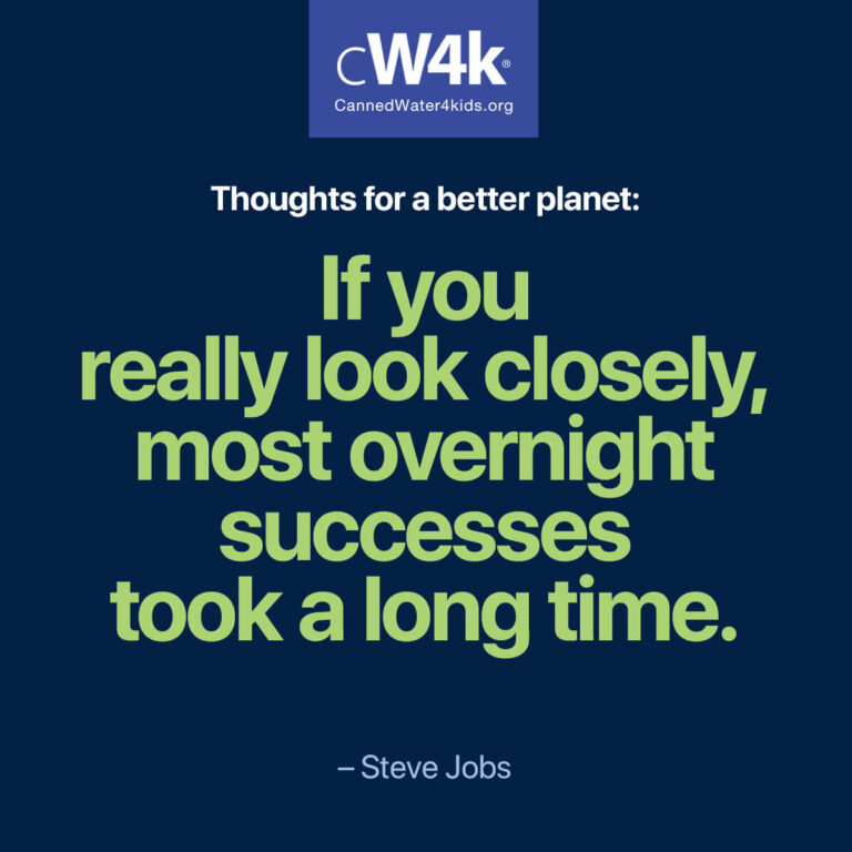 cw4k thoughts for a better planet overnight success