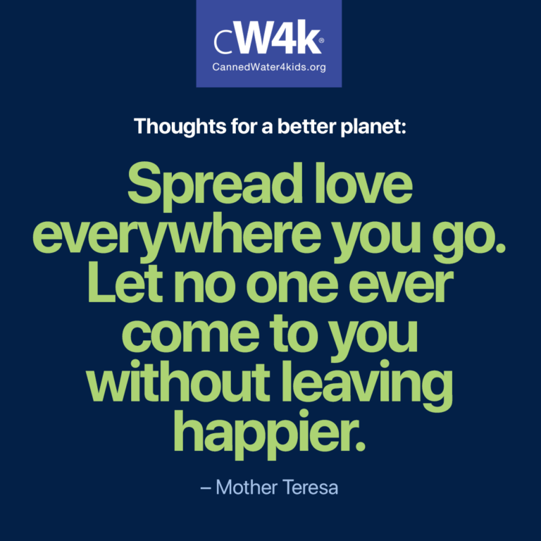 cw4k thoughts for a better planet spread love