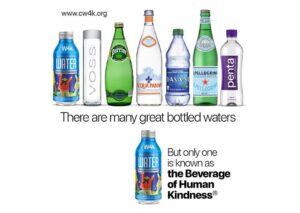 Read more about the article There Are Many Great Bottled Water Brands, But Only One “Beverage of Human Kindness”®