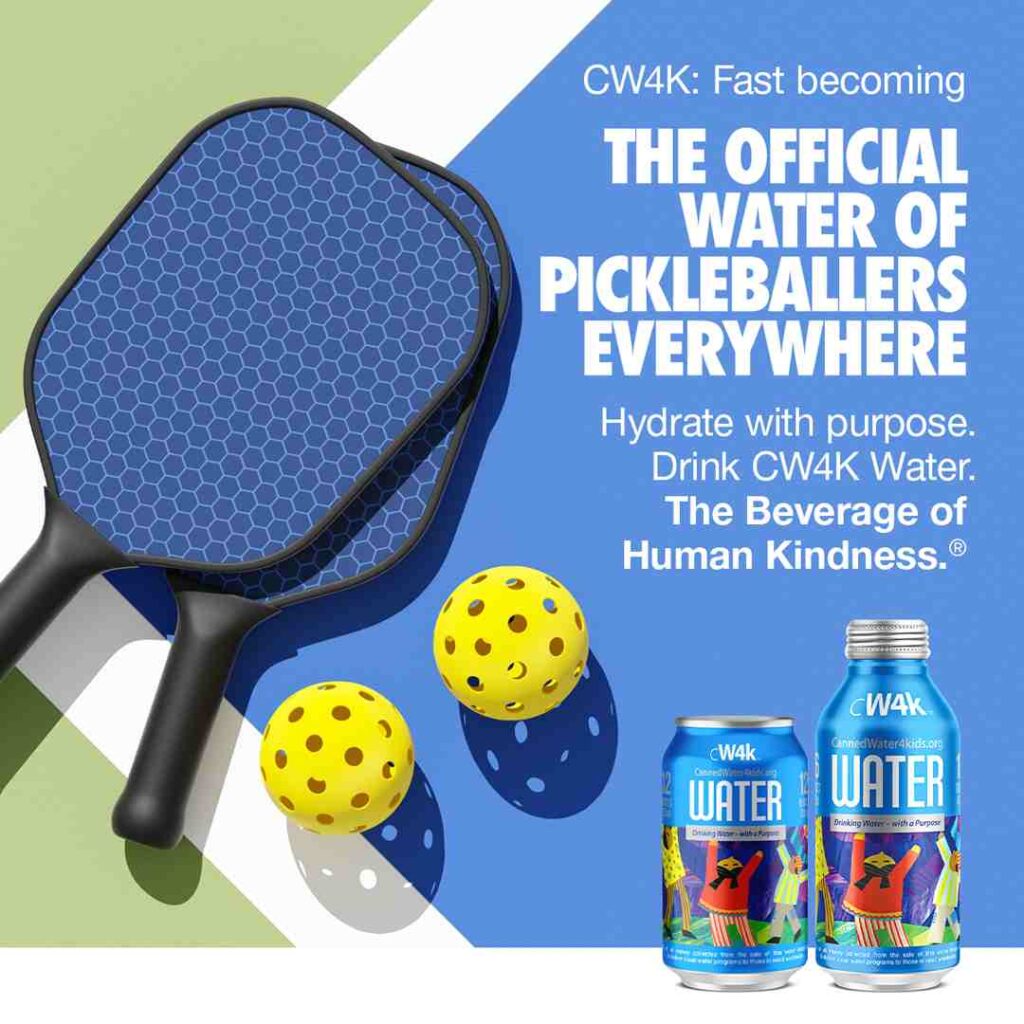 Example of recent CW4K Pickleball social post,